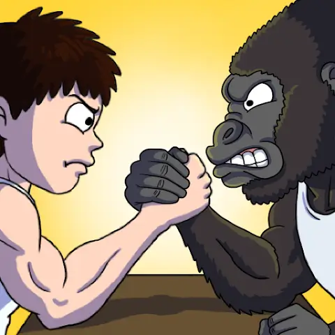 Arm Wrestling Clicker MOD APK Logo